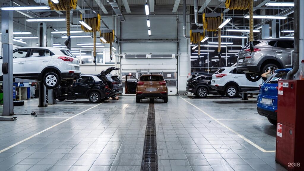 Стоянка автомобиля